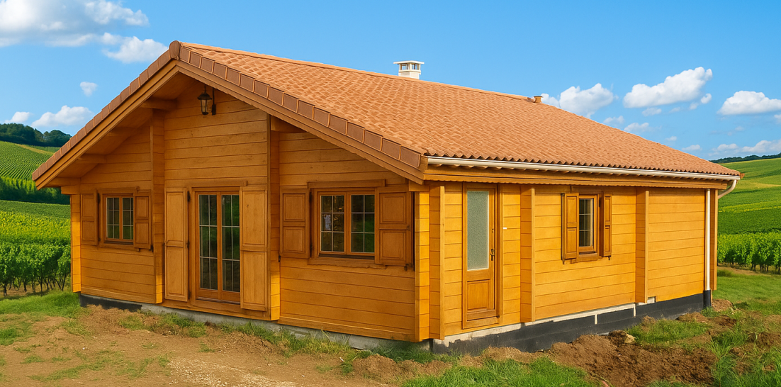 Chalet habitable 100m2 de plain pied: Athéna