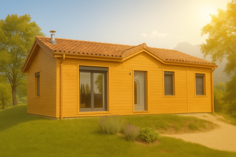 Chalet bois habitable : Elise