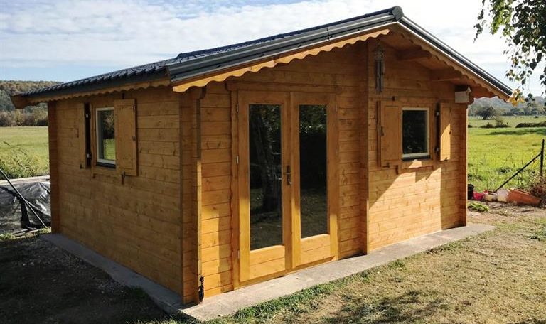 Chalet de jardin conçu su mesure