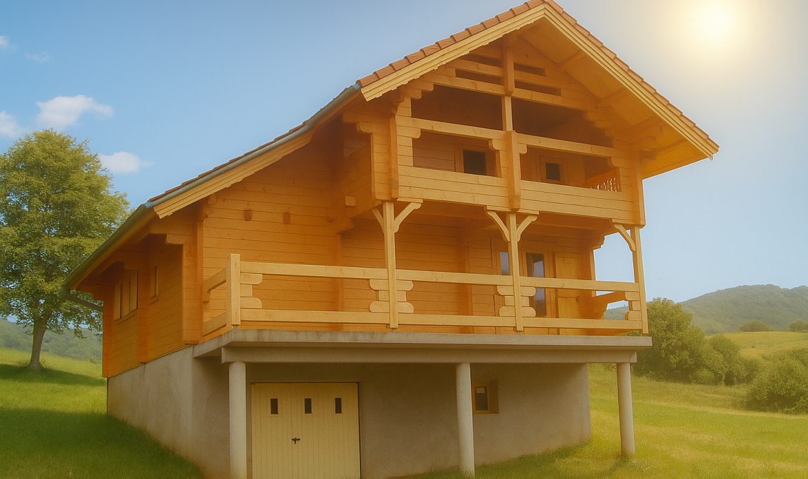 Chalet 100m2 avec Balcon