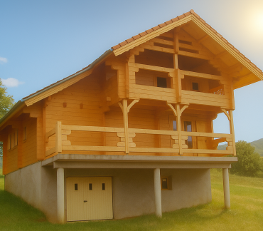 Chalet 100m2 avec Balcon