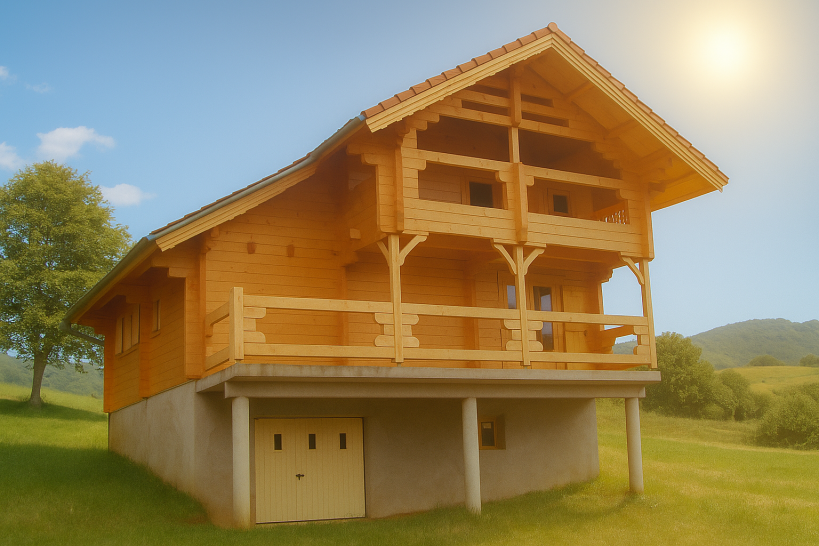 FLAVIE XXL : chalet en bois scandinave