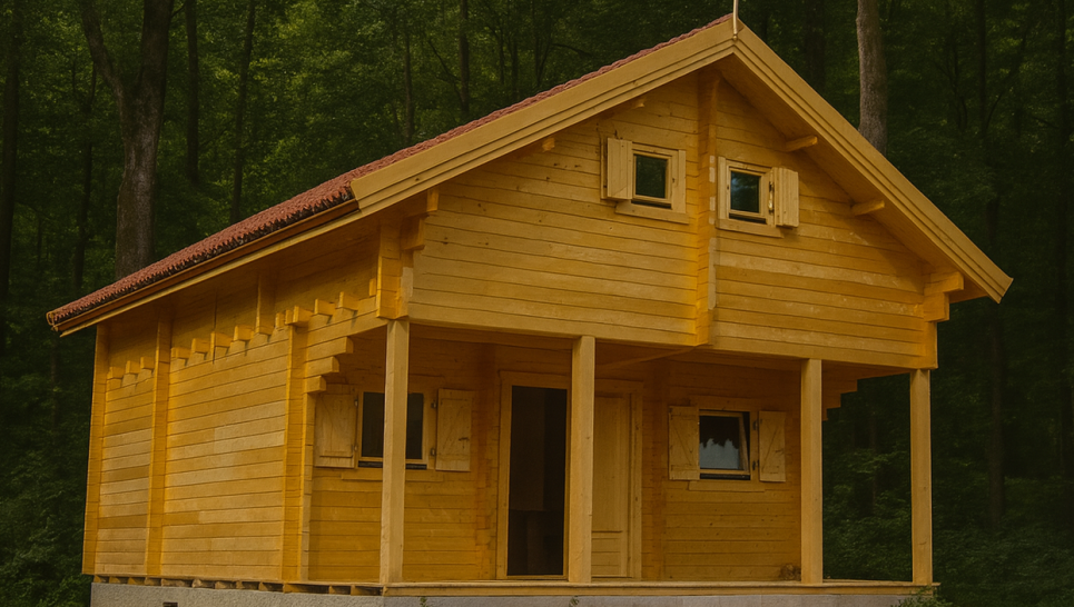 M45 LUXE : chalet de loisir à étage