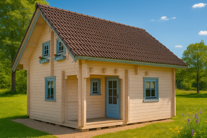 Chalet en kit avec étage 50m2 Victoria