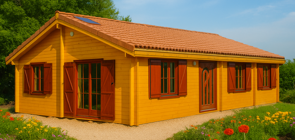 Chalet en bois habitable 100m² : CAMILLE