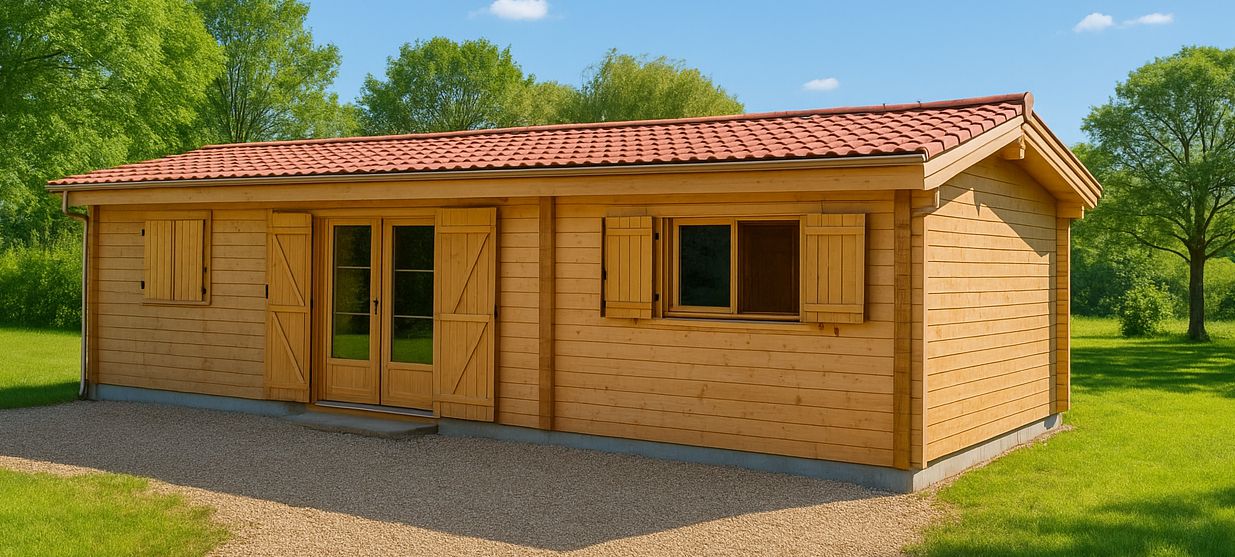 Chalet en bois scandinaves EVANEW
