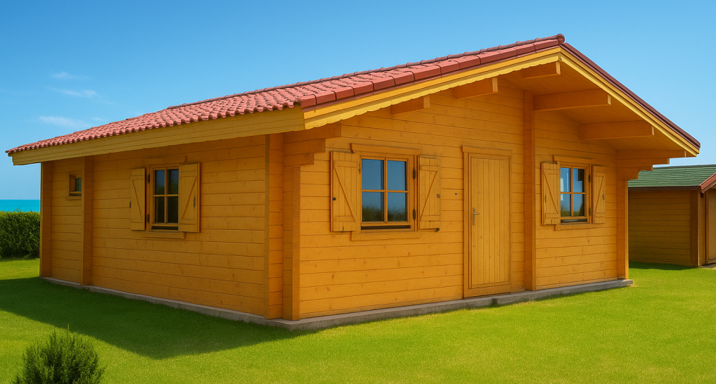 Chalet de loisir en bois massif : SIDONIE