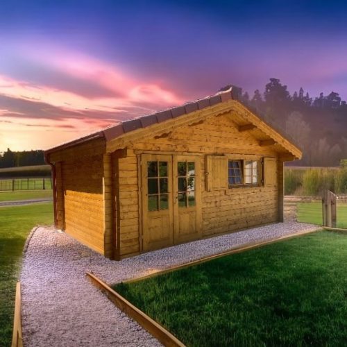 Serie F 500x400 chalet en bois 50m2